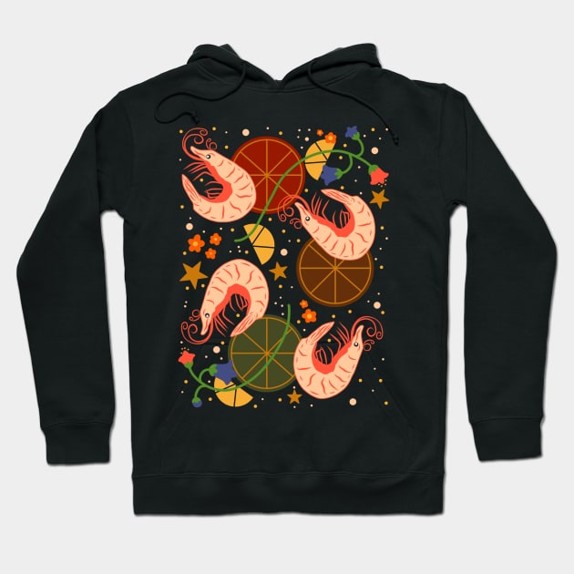 Pescatarian Christmas Dinner Hoodie by panco